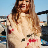 Konges Sloejd :: Fuzzie Coat Grs Ma Grande Cerise