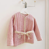 Louise Misha :: Jacket Teliani Fuchsia Tartan Joy