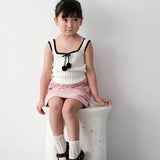 Mes Kids Des Fleurs :: Knit Vest White