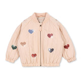 Konges Sloejd :: Juno Sequin Bomber Jacket Cameo Rose