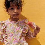 루이스 미샤 :: 리넷 옐로우 카프리 코브 수영복 점프수트