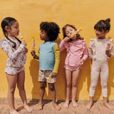 루이스 미샤 :: 리넷 옐로우 카프리 코브 수영복 점프수트