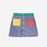 Bobo Choses :: Color Block Denim Skirt