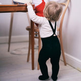 Silly Silas :: Footed (유발) Cotton Tights Classic Black