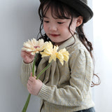 Mes Kids Des Fluers :: Bow Neck Sweater Light Green