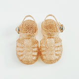 Shooshoos :: New Rose Jelly Sandal Gold Glitter
