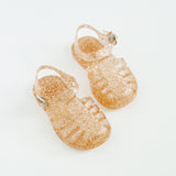 Shooshoos :: New Rose Jelly Sandal Gold Glitter