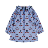Hello Simone :: Martha Dress Flora Blue