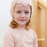 Iver and Isla :: Lace-Edge Cap Blush