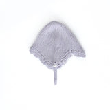 Iver and Isla :: Lace-Edge Cap Heather