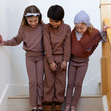 Iver and Isla :: Lace-Edge Cap Heather