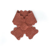 Iver and Isla:: Lace-Edge Keyhole Scarf Madder Root