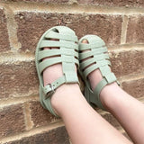 Shooshoos :: Kansas City Shuffle Jelly Sandal Khaki Green