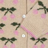 Konges Sloejd :: Belou Knit Collar Cardigan Cherry