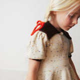 Misha And Puff :: Crochet Trim Puff Top Iris Confetti