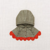 Misha And Puff :: Scallop Capelet Seal Gray