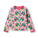 Smafolk :: Elstar Long-Sleeved Top With Sea Strawberries Pink Fandango