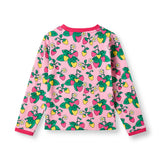 Smafolk :: Elstar Long-Sleeved Top With Sea Strawberries Pink Fandango