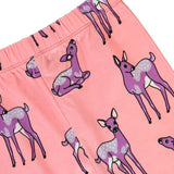 Smafolk :: Leggings For Children With Deer Bridal Rose