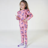 Smafolk :: Leggings For Children With Deer Bridal Rose