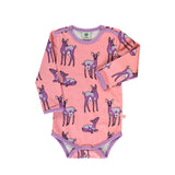 Smafolk :: Long-Sleeved Baby Body With Deer Bridal Rose