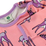 Smafolk :: Long-Sleeved Baby Body With Deer Bridal Rose