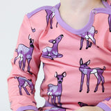 Smafolk :: Long-Sleeved Baby Body With Deer Bridal Rose