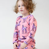 Smafolk :: Long-Sleeved Baby Body With Deer Bridal Rose