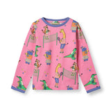 Smafolk :: Long-Sleeved Top With Tennis Club Bubblegum