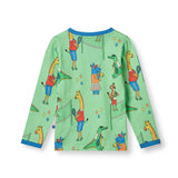 Smafolk :: Long-Sleeved Top With Tennis Club Minty Green Tea