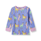 Smafolk :: Nightwear Set With Unicorns Purple Delight