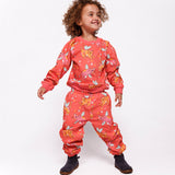 Smafolk :: Pants With Cats Pink Punch