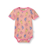 Smafolk :: Short-Sleeved Baby Body With Baby Dolphins Blossom
