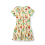 Smafolk :: Short-Sleeved Dress With Ice Cream Marshmallow