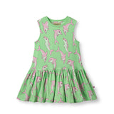 Smafolk :: Sleeveless Dress With Dolphins Minty Green Tea