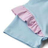 Smafolk :: T-Shirt With Mermaid And Dolphin Soft Sky