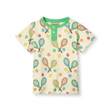 Smafolk :: T-Shirt With Rackets Marshmallow