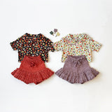 Misha And Puff :: Eyelet Popcorn Skating Skirt Plum Petal