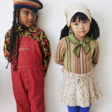 Misha And Puff :: Cable Skating Skirt Iris Confetti