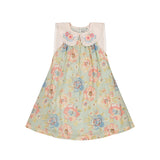 Bachaa -  Azur Dress Watercolor Print