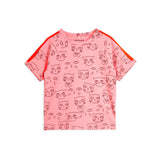 Mini Rodini :: Cathlethes Aop Ss Tee Pink