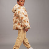 미니 로디니 :: 매머드 AOP 후드 퍼퍼 베이지