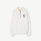 The Animals Observatory :: Seahorse Kids Sweatshirt White Dogs
