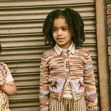 Misha And Puff :: Horse Trot Cardigan Viola Space Dye