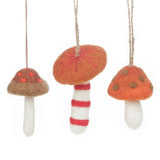 Felt So Good :: Handmade Felt Wild Foraged Mushrooms (Set Of 3)
