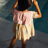 Bachaa -  Opaline Blouse/Short Dress Watercolor Print