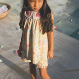 Bachaa -  Opaline Blouse/Short Dress Watercolor Print