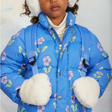Mini Rodini - Violas Aop Citypuffer Blue
