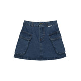 Mipounet -  Ona Cargo Mini Skirt Blue