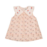 Bachaa -  Buttercream Blouse & Short Set Bird Print